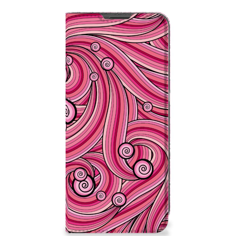 OnePlus 10 Pro Bookcase Swirl Pink