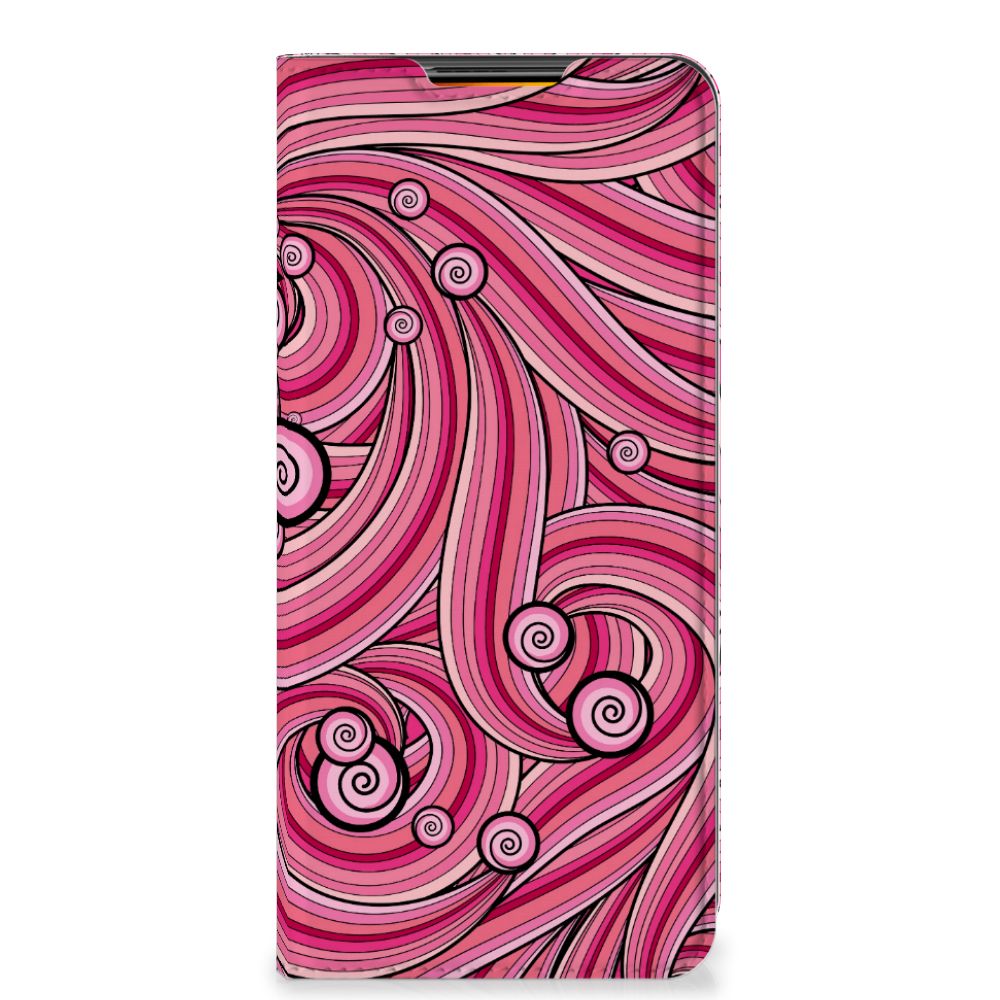 Xiaomi Mi 11i | Poco F3 Bookcase Swirl Pink