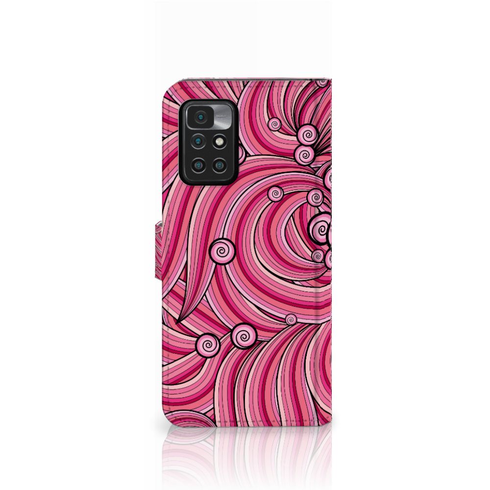 Xiaomi Redmi 10 Hoesje Swirl Pink