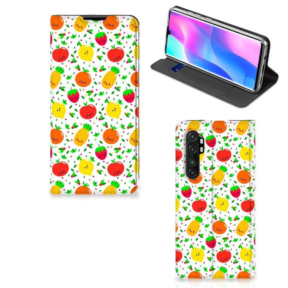 Xiaomi Mi Note 10 Lite Flip Style Cover Fruits