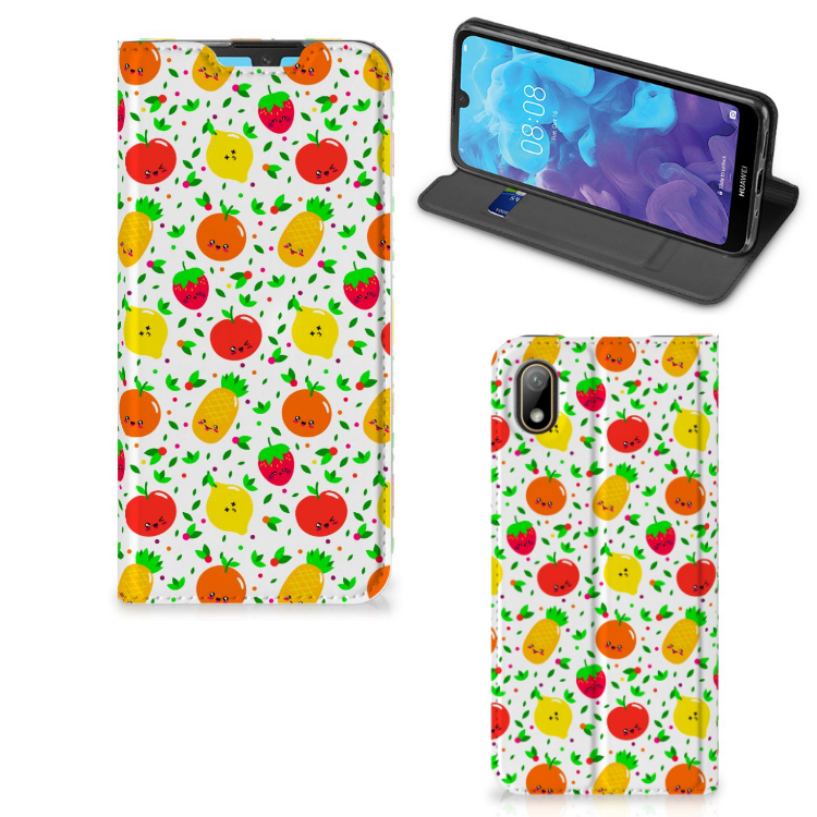Huawei Y5 (2019) Flip Style Cover Fruits