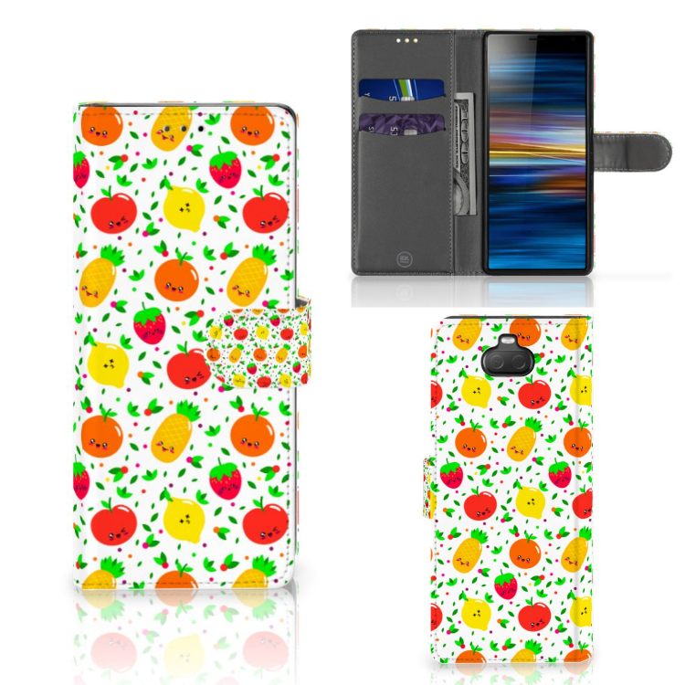Sony Xperia 10 Book Cover Fruits