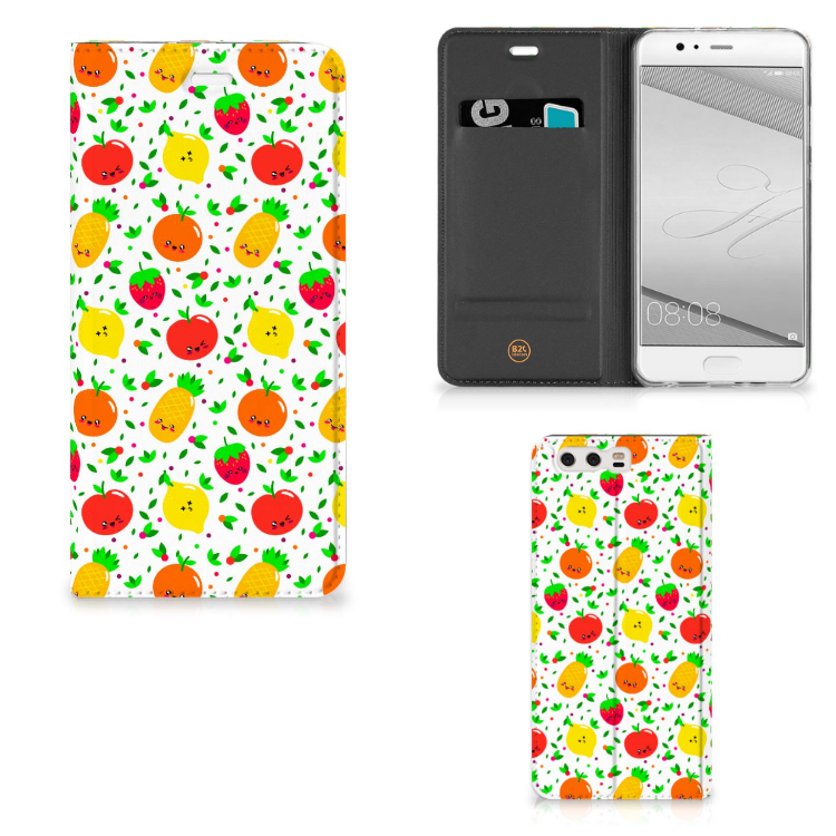 Huawei P10 Plus Standcase Hoesje Design Fruits