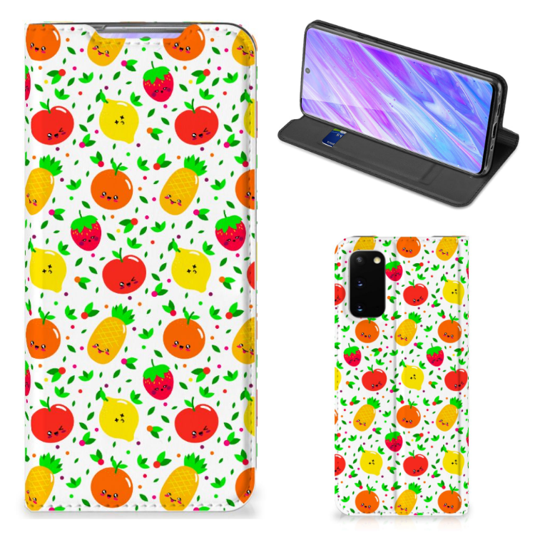 Samsung Galaxy S20 Flip Style Cover Fruits