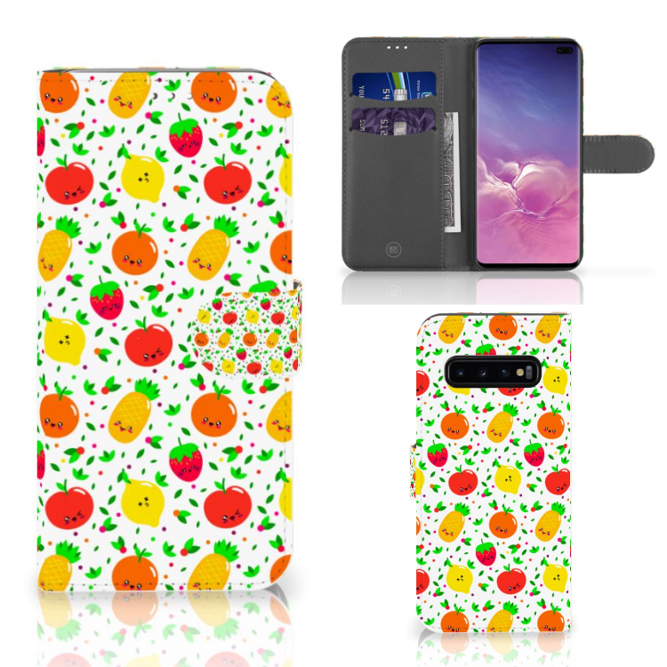 Samsung Galaxy S10 Plus Book Cover Fruits