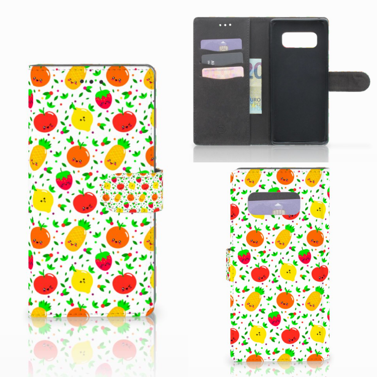 Samsung Galaxy Note 8 Book Cover Fruits