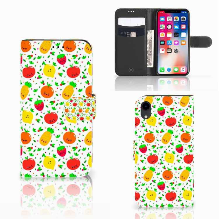 Apple iPhone Xr Book Cover Fruits