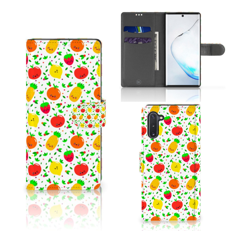 Samsung Galaxy Note 10 Book Cover Fruits