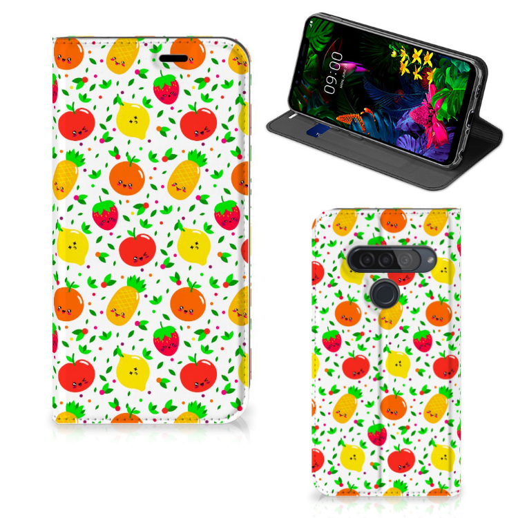 LG G8s Thinq Flip Style Cover Fruits