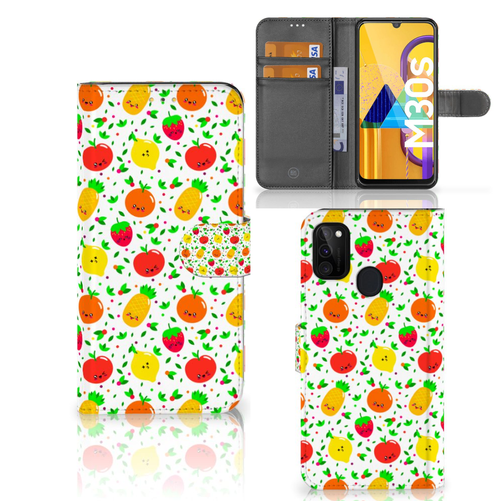 Samsung Galaxy M21 | M30s Book Cover Fruits