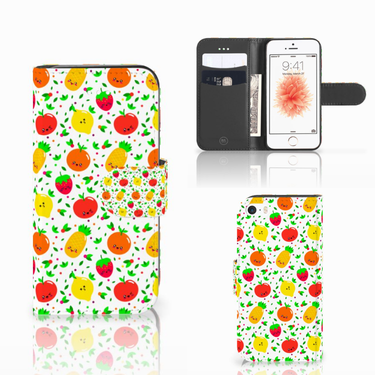 Apple iPhone 5 | 5s | SE Book Cover Fruits