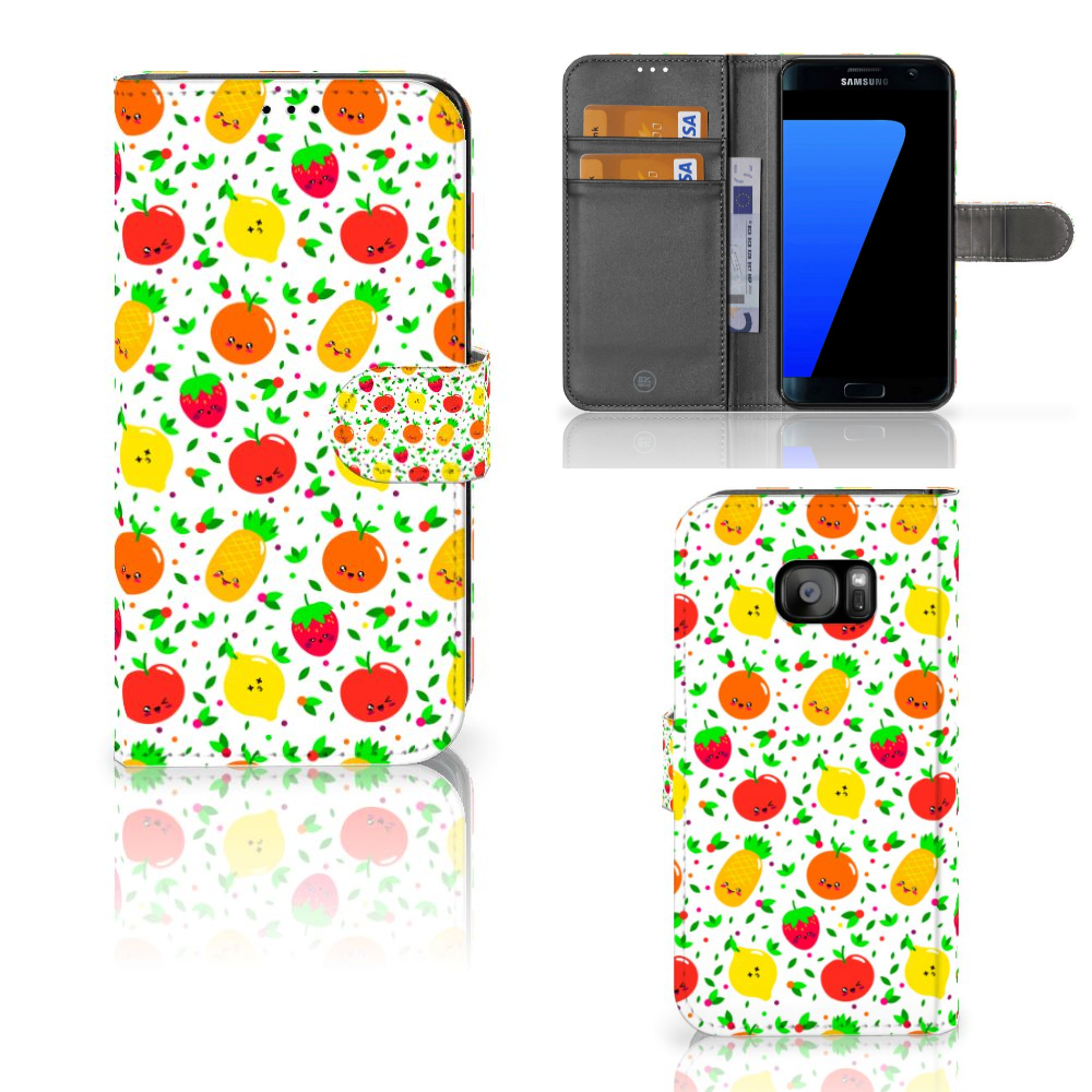 Samsung Galaxy S7 Edge Boekhoesje Design Fruits