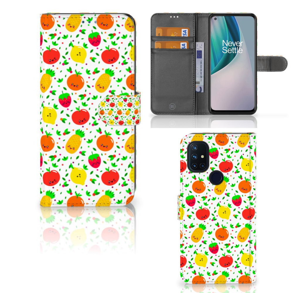 OnePlus Nord N10 Book Cover Fruits