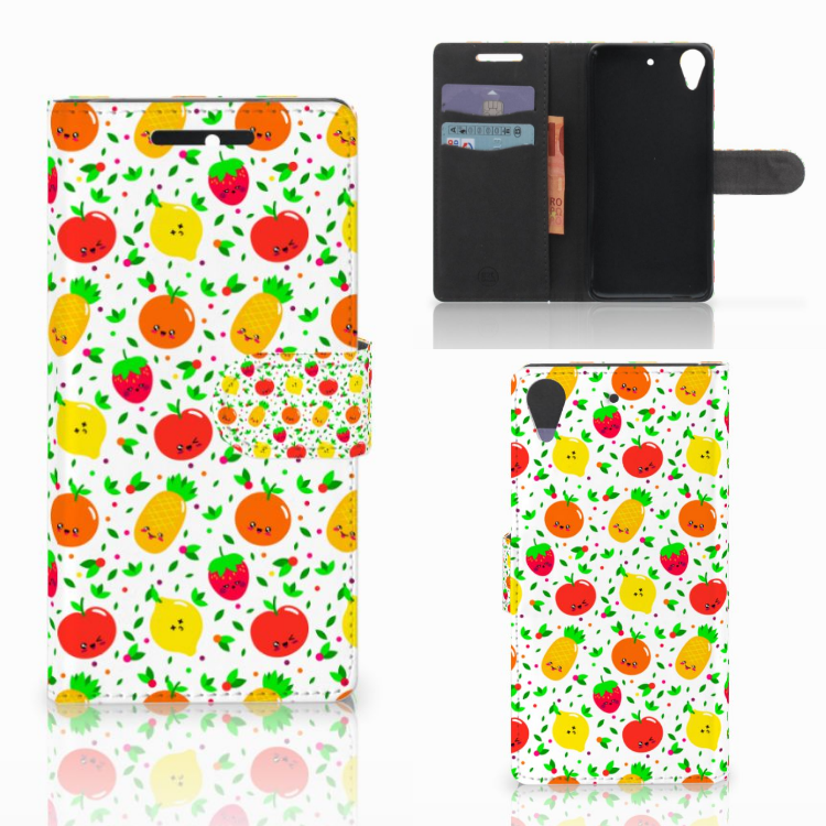 HTC Desire 628 Book Cover Fruits