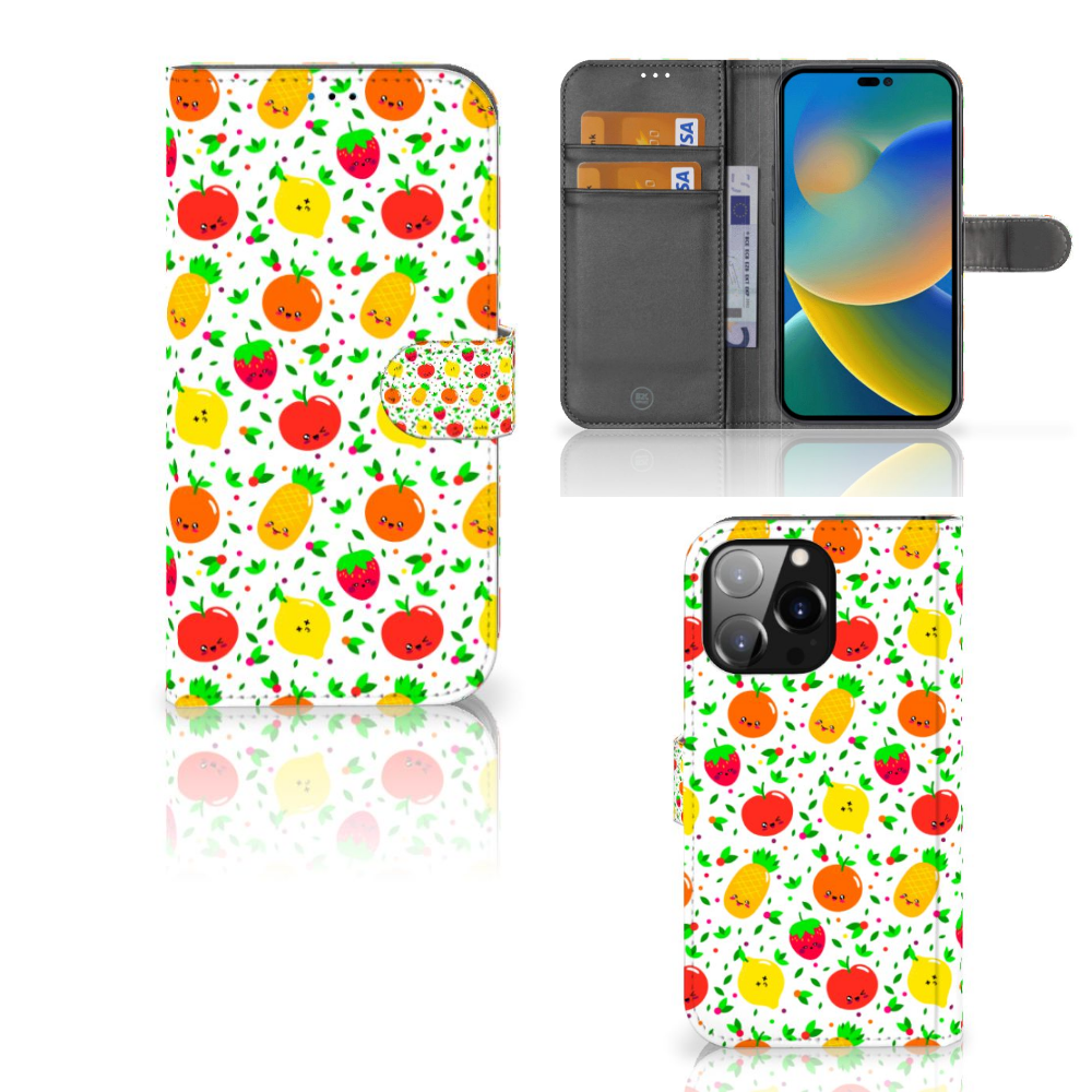 iPhone 14 Pro Max Book Cover Fruits