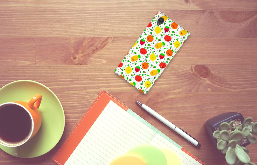 Sony Xperia L1 Flip Style Cover Fruits