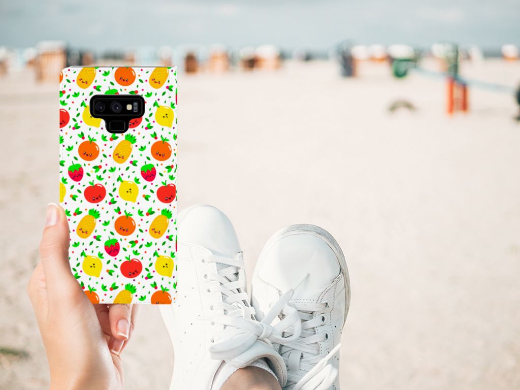 Samsung Galaxy Note 9 Flip Style Cover Fruits