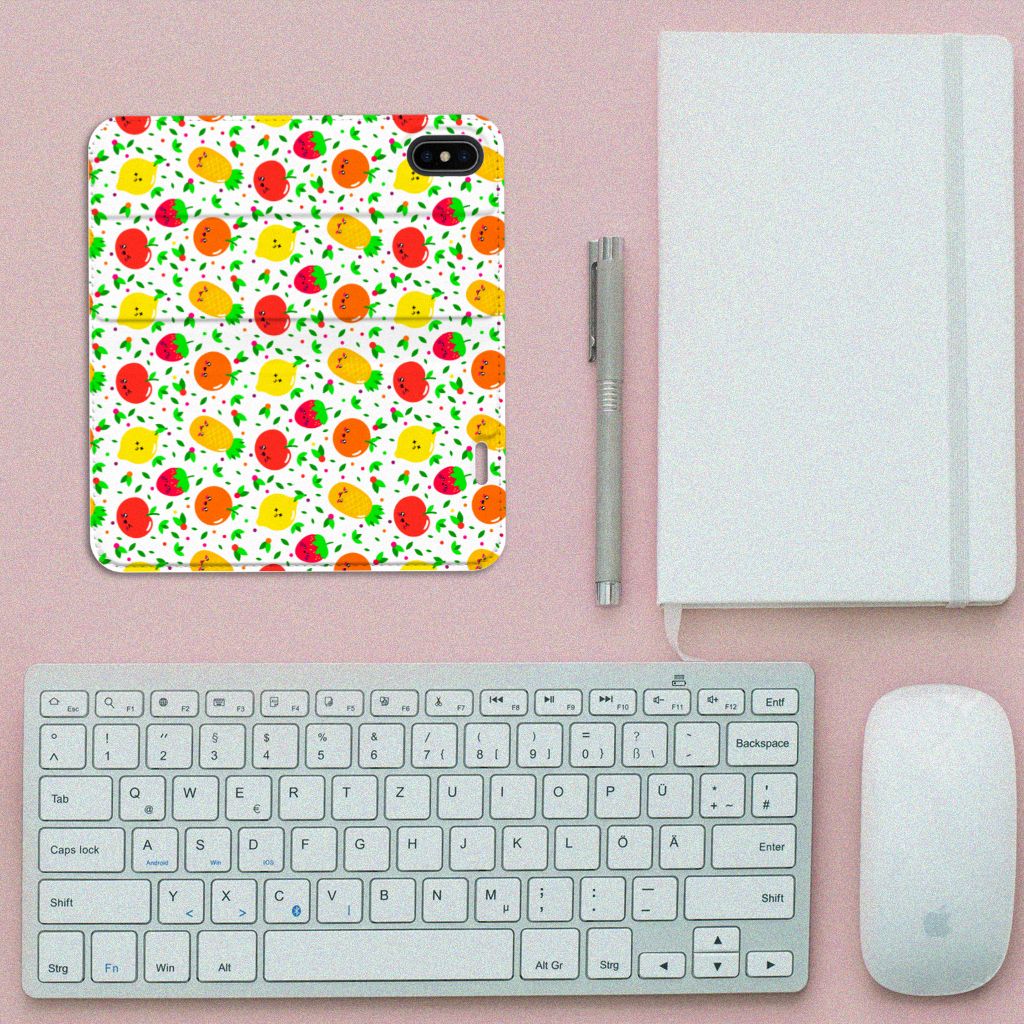 Apple iPhone X | Xs Flip Style Cover Fruits