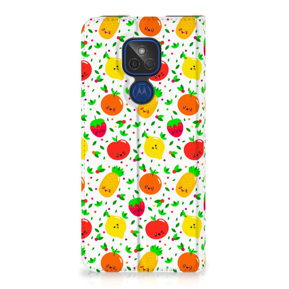 Motorola Moto G9 Play Flip Style Cover Fruits