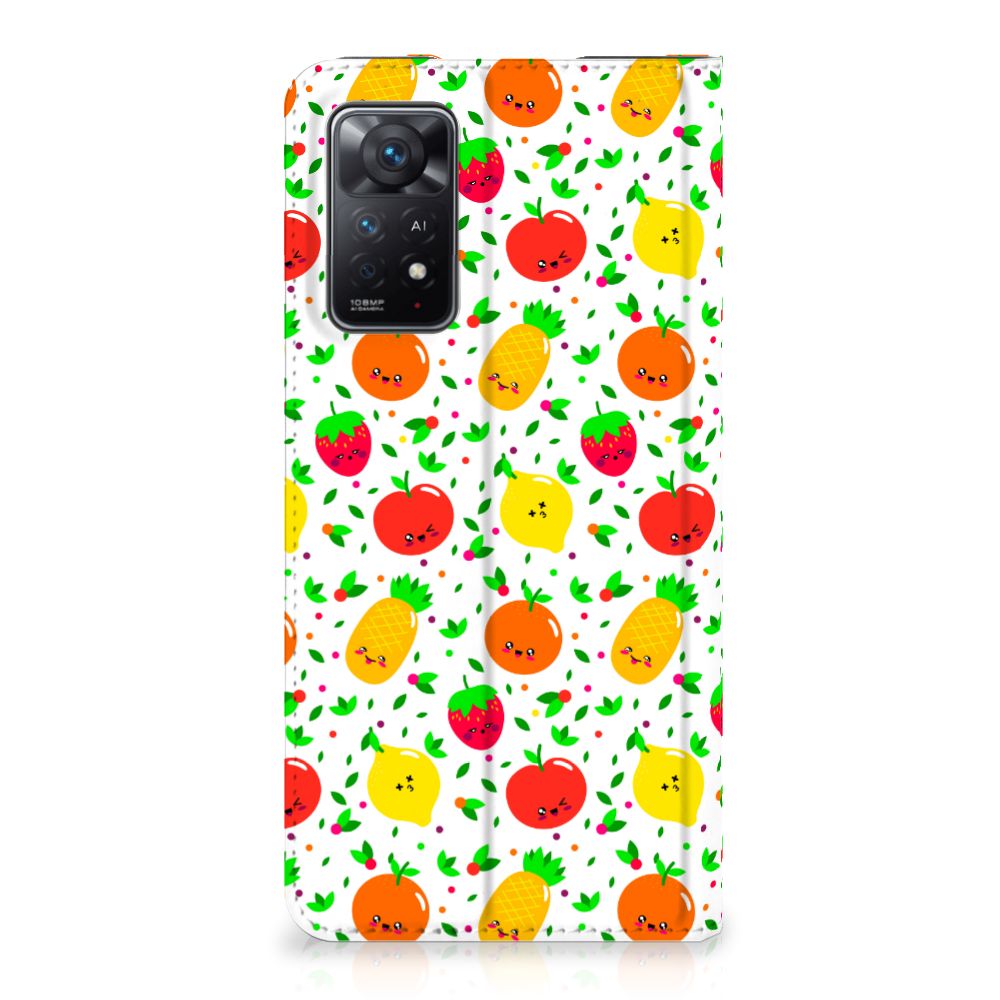 Xiaomi Redmi Note 11 Pro Flip Style Cover Fruits