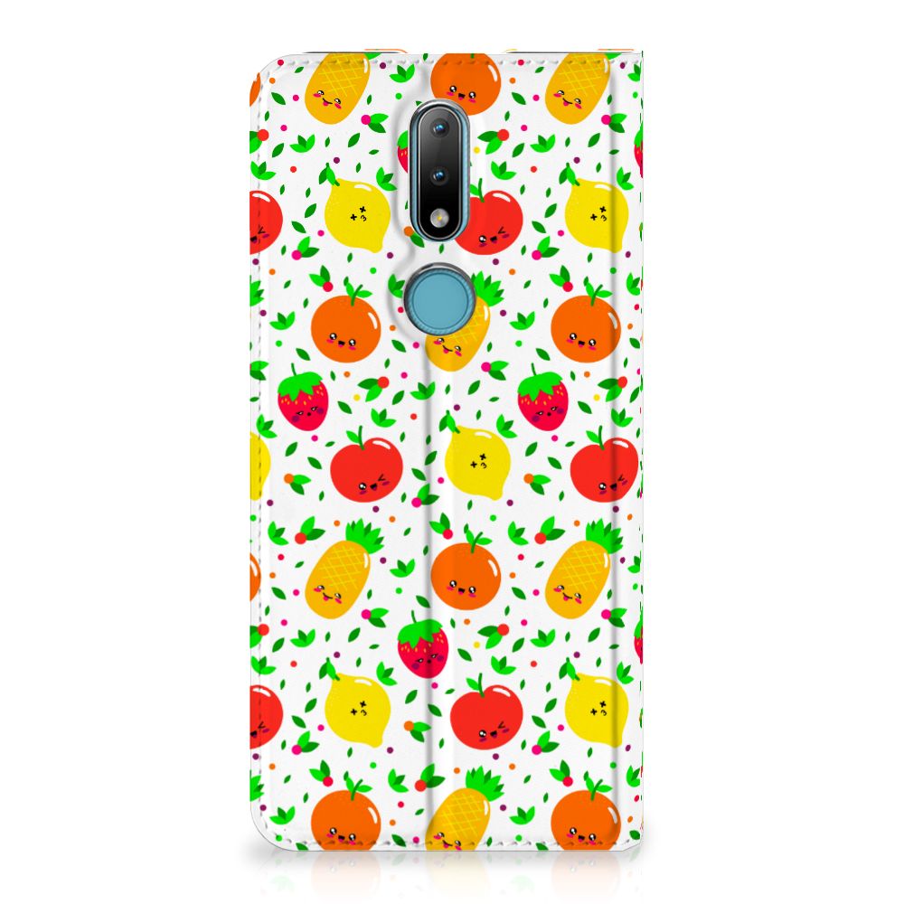 Nokia 2.4 Flip Style Cover Fruits