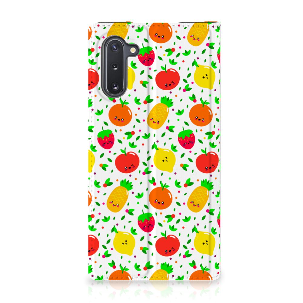 Samsung Galaxy Note 10 Flip Style Cover Fruits