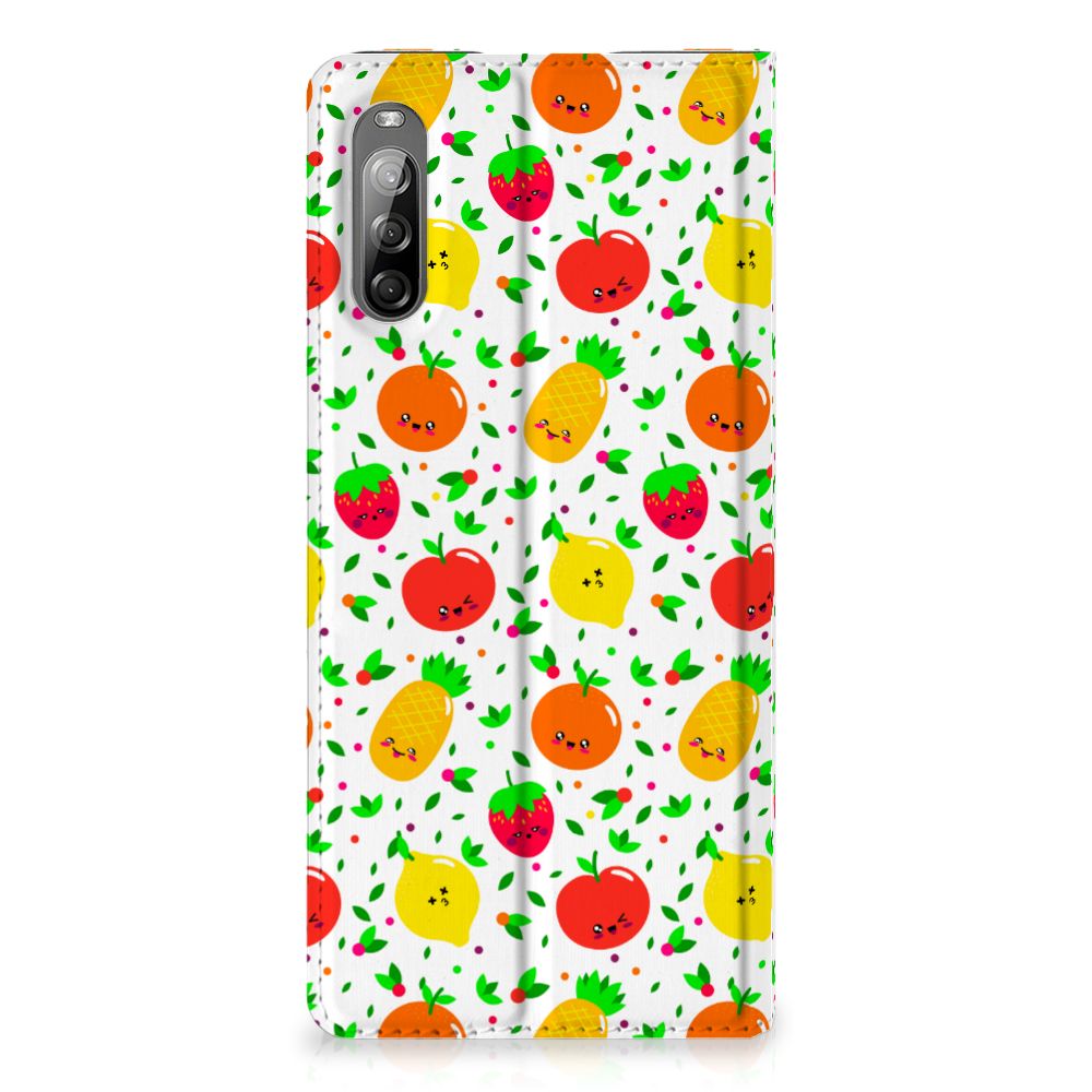 Sony Xperia L4 Flip Style Cover Fruits