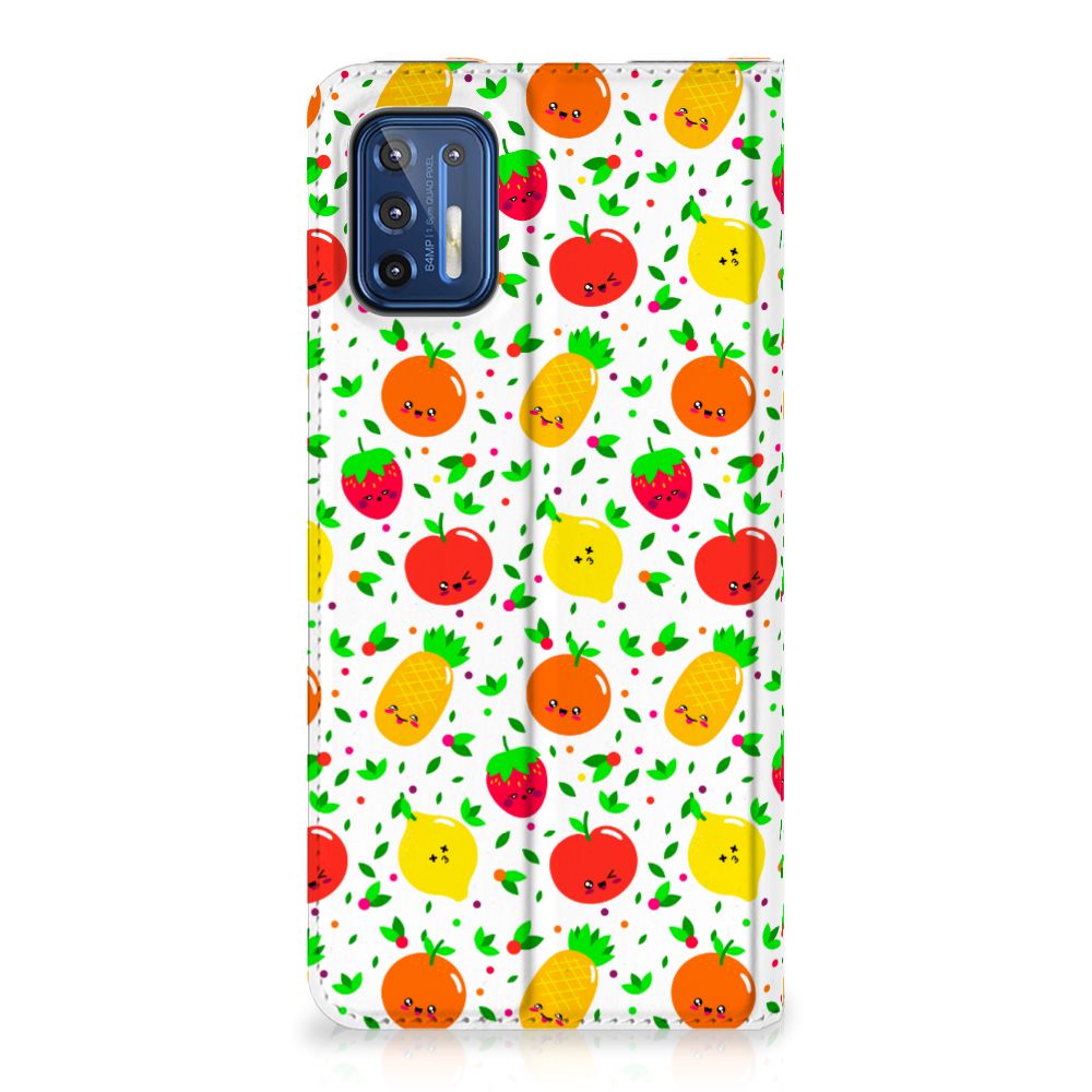 Motorola Moto G9 Plus Flip Style Cover Fruits