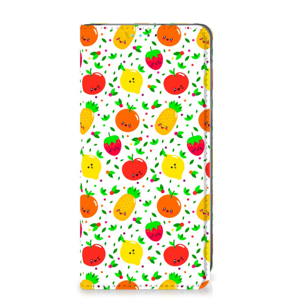 Samsung Galaxy A40 Flip Style Cover Fruits