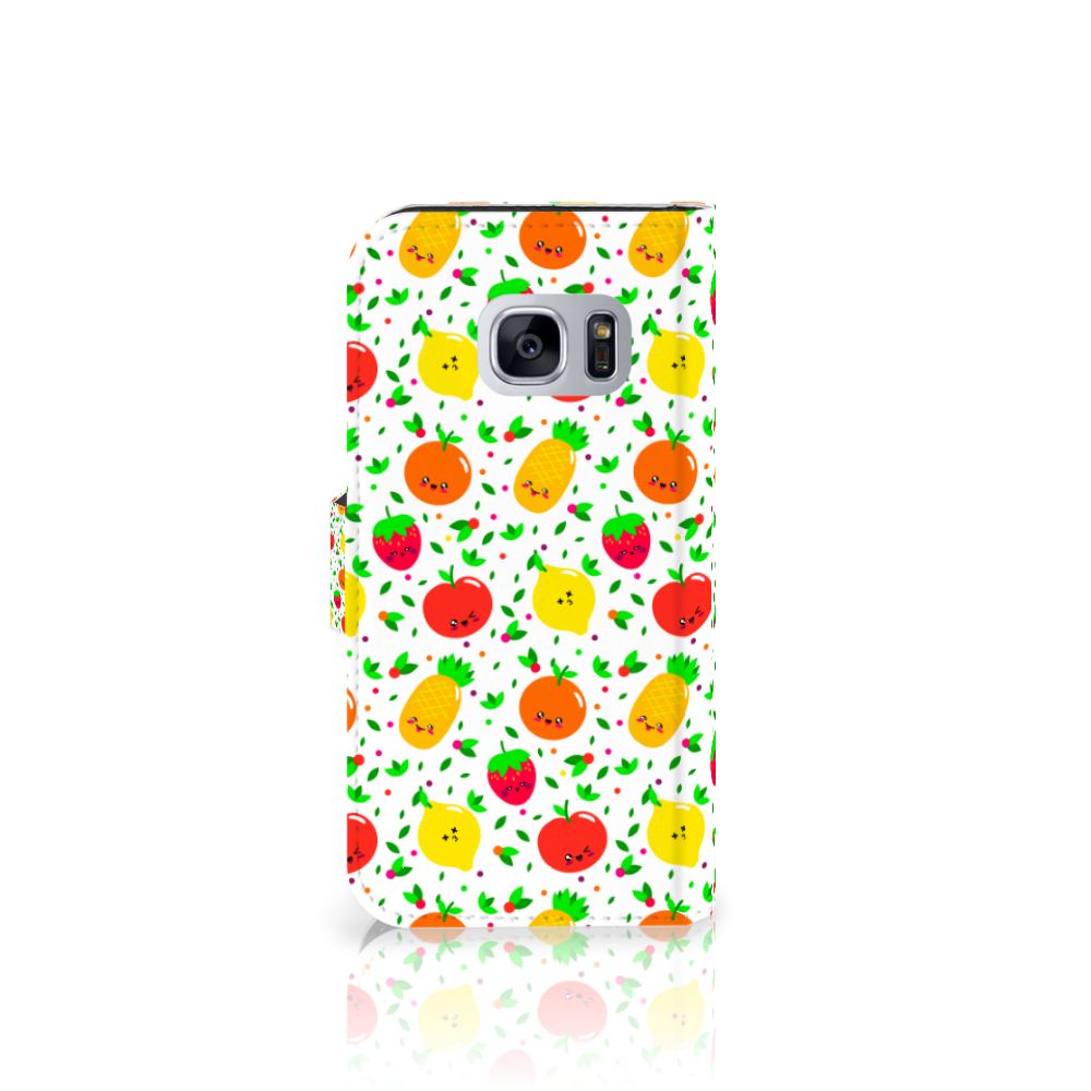 Samsung Galaxy S7 Book Cover Fruits
