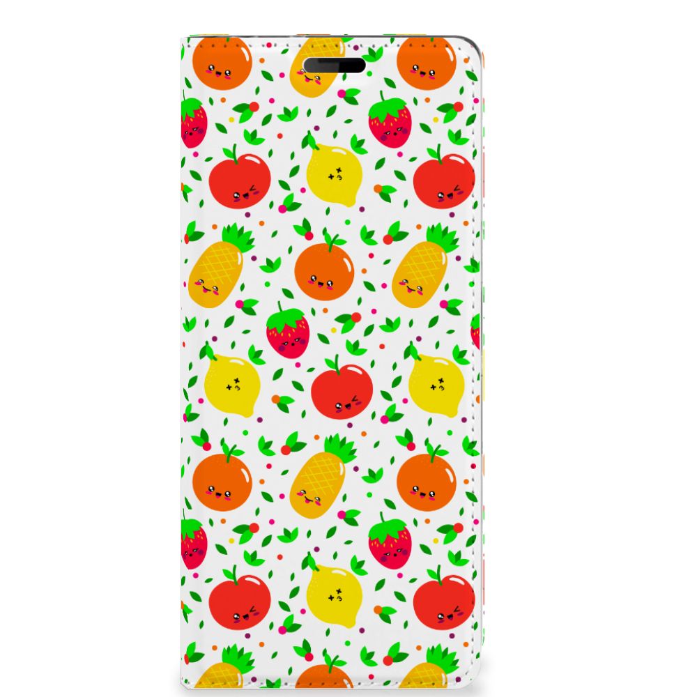 Sony Xperia 10 Flip Style Cover Fruits