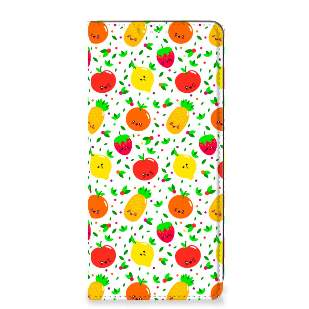 Samsung Galaxy A71 Flip Style Cover Fruits