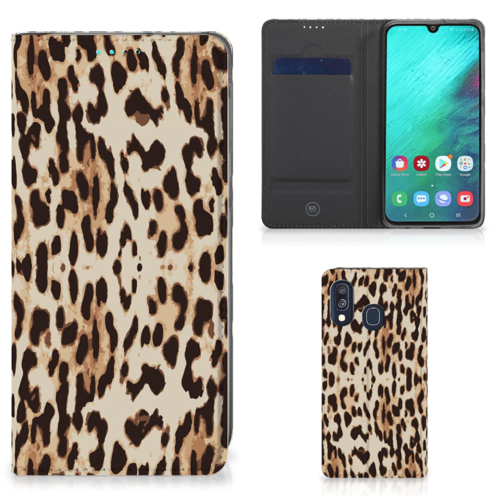 Samsung Galaxy A40 Hoesje maken Leopard