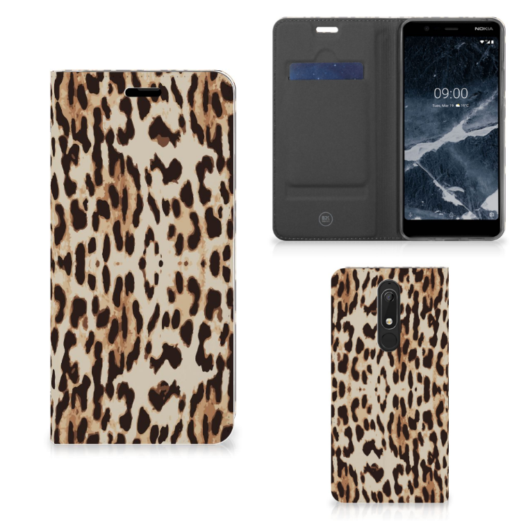 Nokia 5.1 (2018) Hoesje maken Leopard