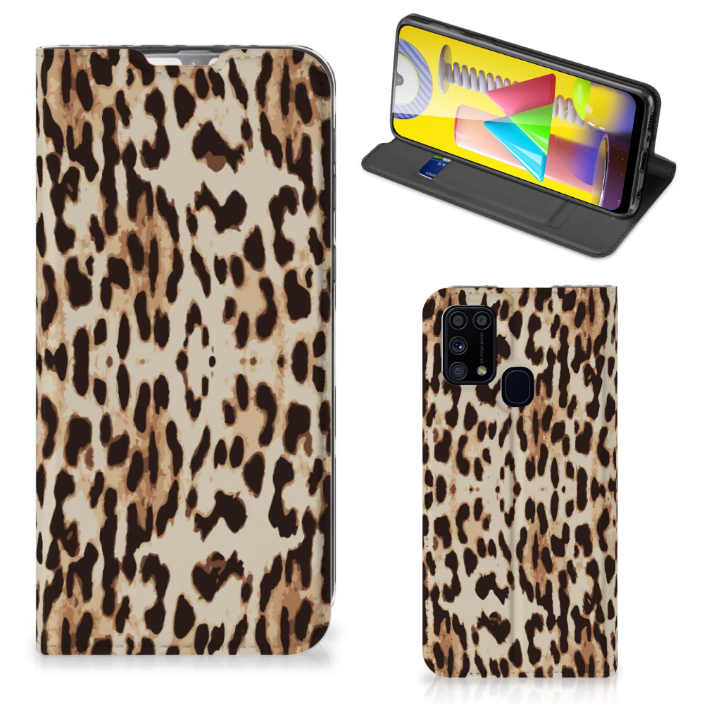 Samsung Galaxy M31 Hoesje maken Leopard