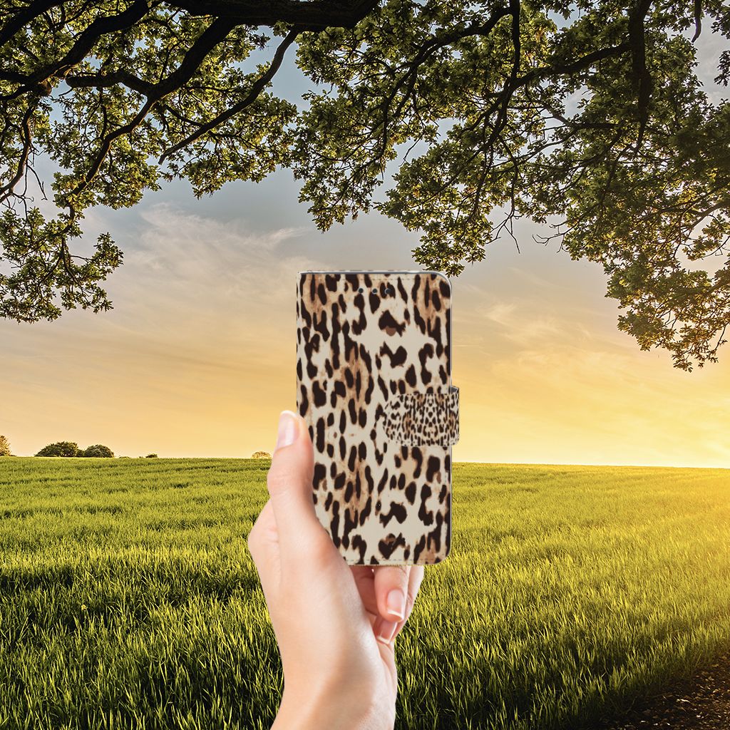 Nokia 2 Telefoonhoesje met Pasjes Leopard
