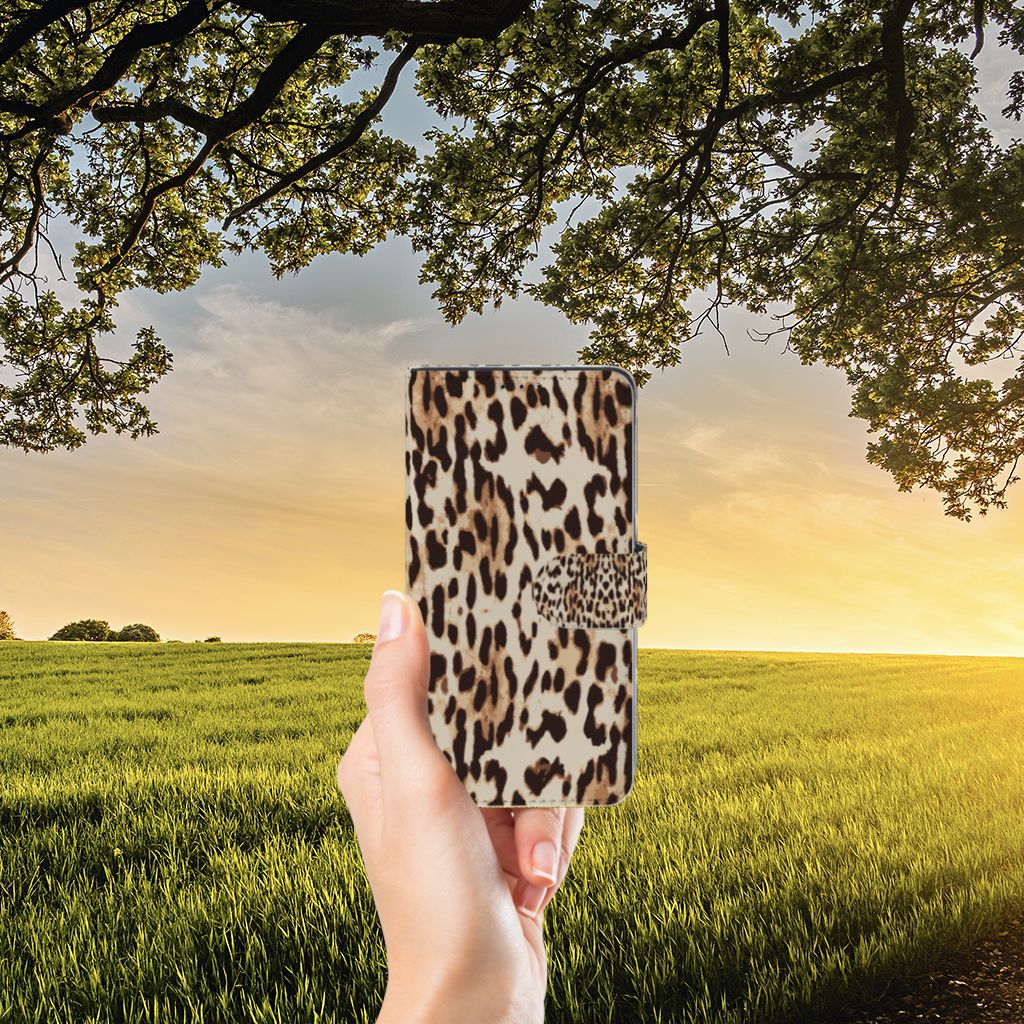Xiaomi Mi Mix 2s Telefoonhoesje met Pasjes Leopard