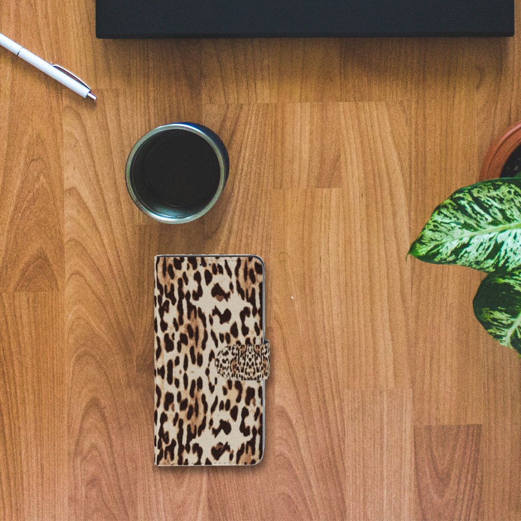 Xiaomi Mi Mix 2s Telefoonhoesje met Pasjes Leopard