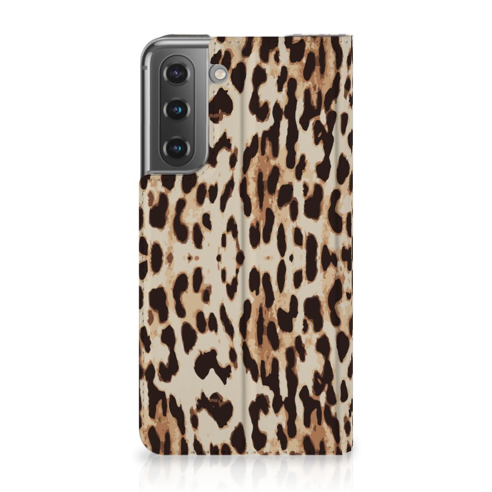 Samsung Galaxy S21 FE Hoesje maken Leopard