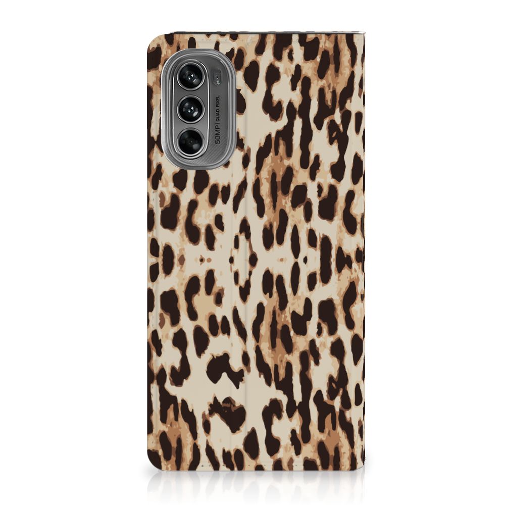Motorola Moto G62 5G Hoesje maken Leopard