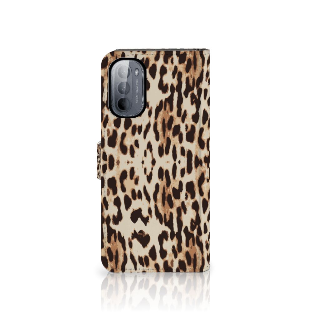 Motorola Moto G31 | G41 Telefoonhoesje met Pasjes Leopard