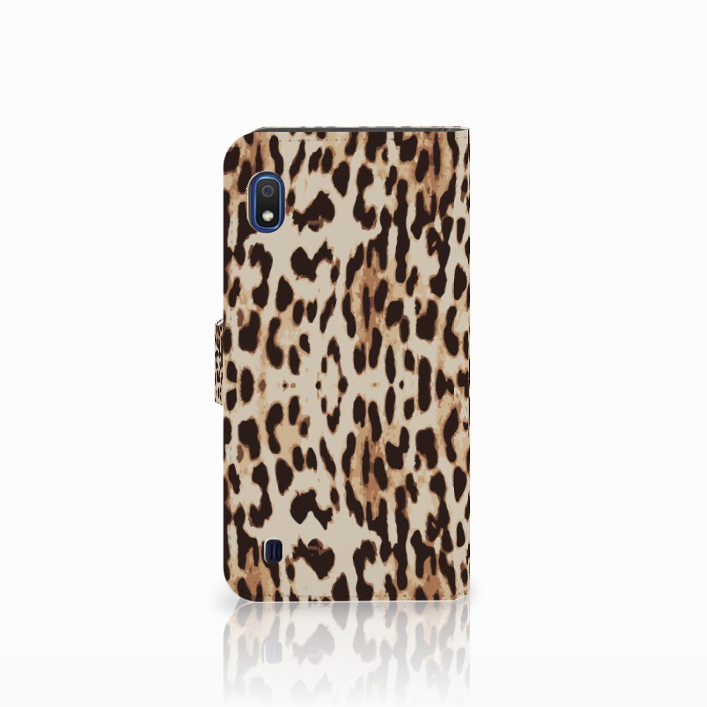 Samsung Galaxy A10 Telefoonhoesje met Pasjes Leopard