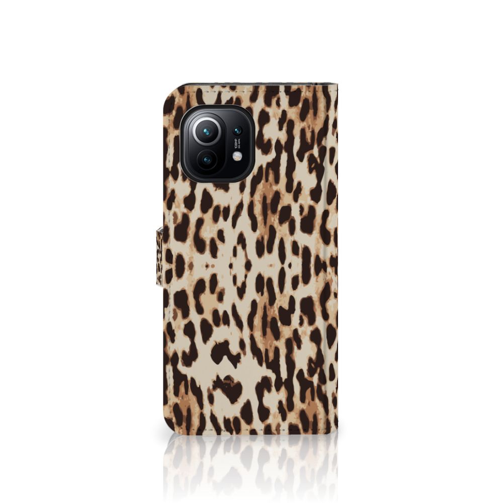Xiaomi Mi 11 Telefoonhoesje met Pasjes Leopard