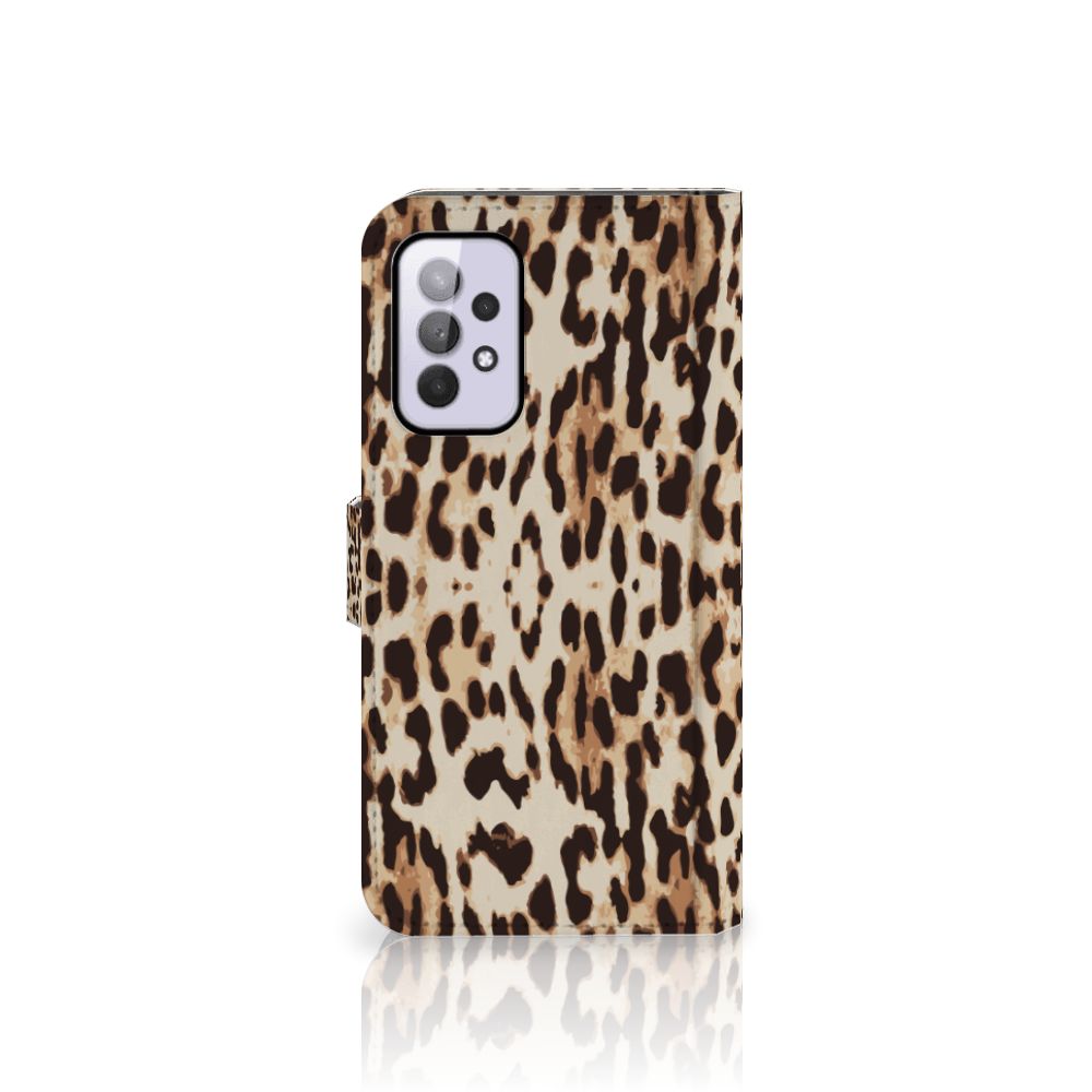 Samsung Galaxy A33 5G Telefoonhoesje met Pasjes Leopard