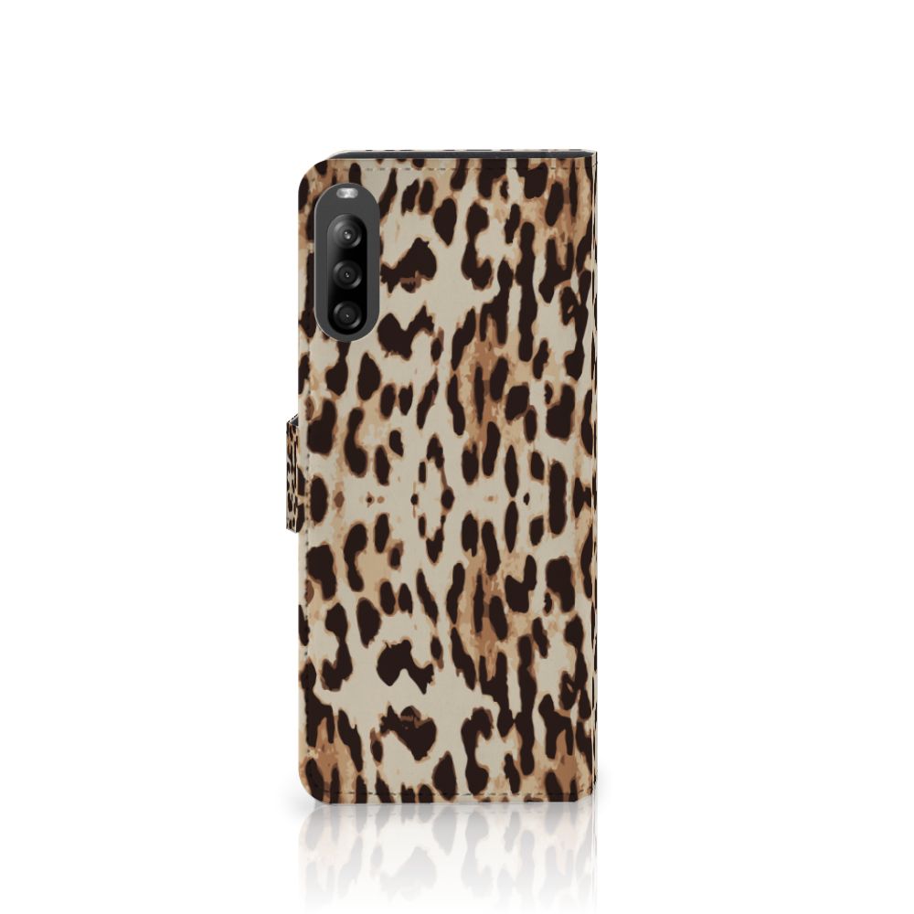 Sony Xperia L4 Telefoonhoesje met Pasjes Leopard