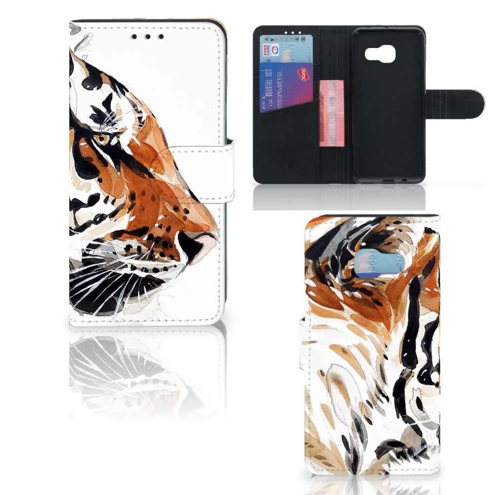 Hoesje Samsung Galaxy A3 2017 Watercolor Tiger