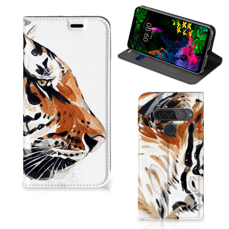 Bookcase LG G8s Thinq Watercolor Tiger