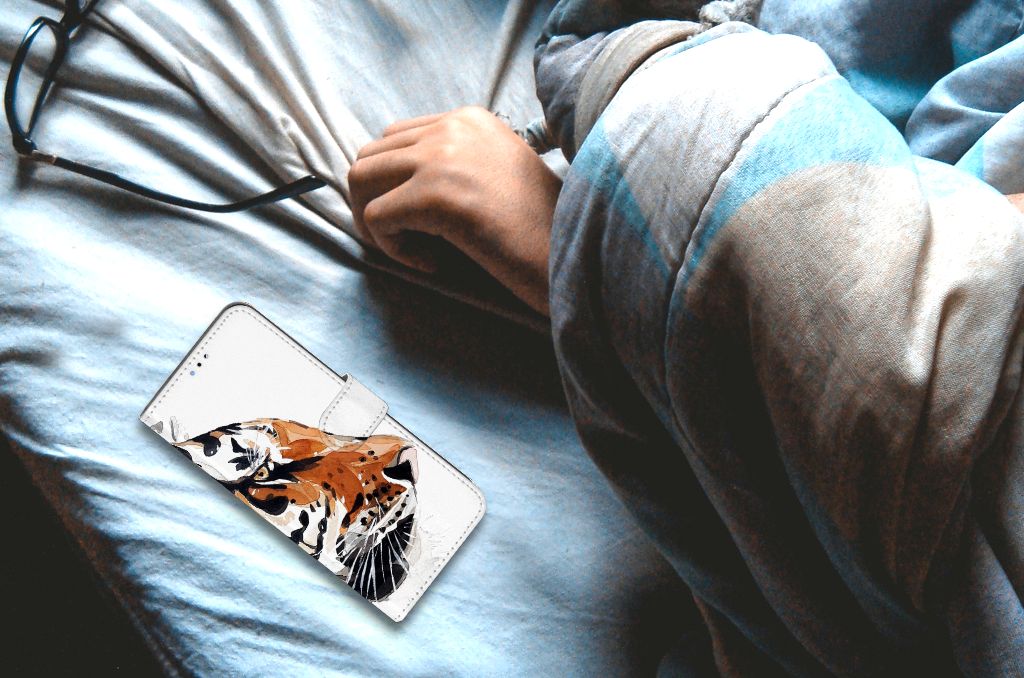 Hoesje OPPO A16/A16s/A54s Watercolor Tiger