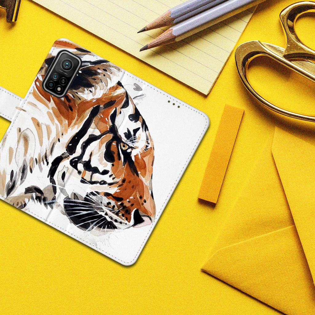 Hoesje Xiaomi Mi 10T Pro | Mi 10T Watercolor Tiger