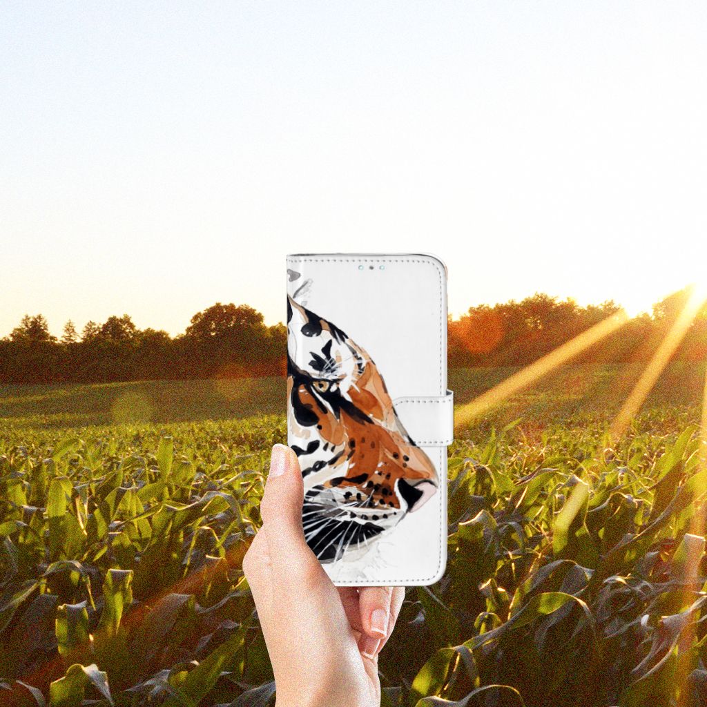 Hoesje Samsung Galaxy A71 Watercolor Tiger